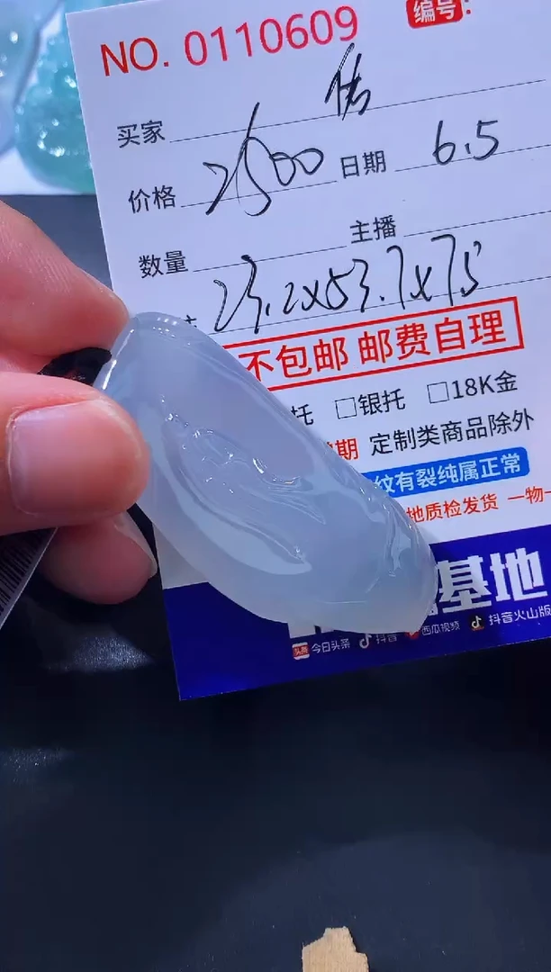 翡翠未镶嵌颈饰佑