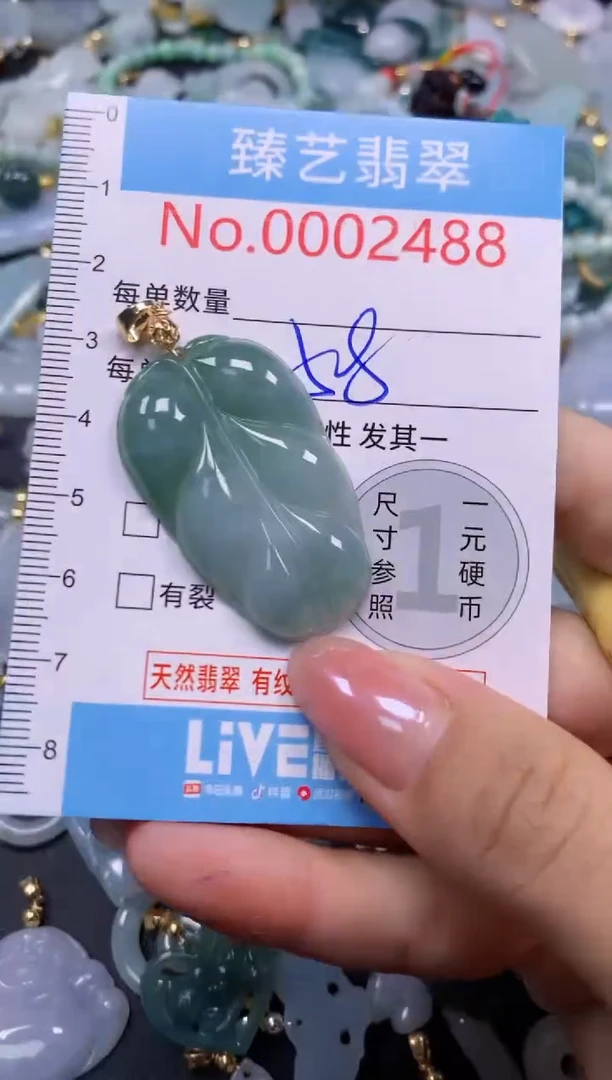 颈饰未镶嵌翡翠2488