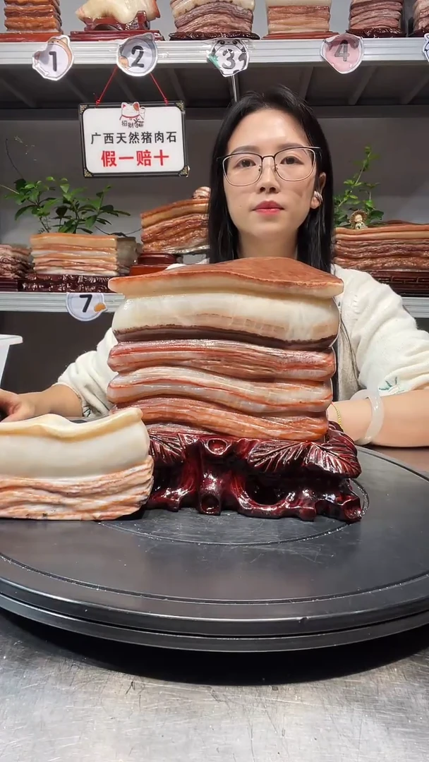 石材天然石材柳州猪肉石17-18-6.5