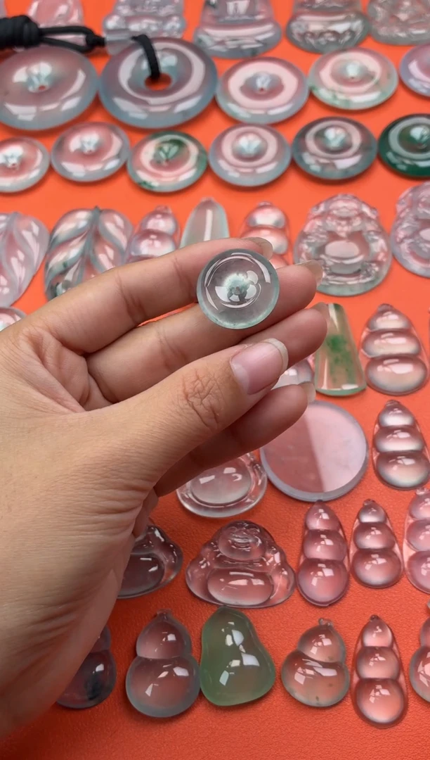 吊坠(不含链)未镶嵌翡翠46 平安扣 21.5 6.5