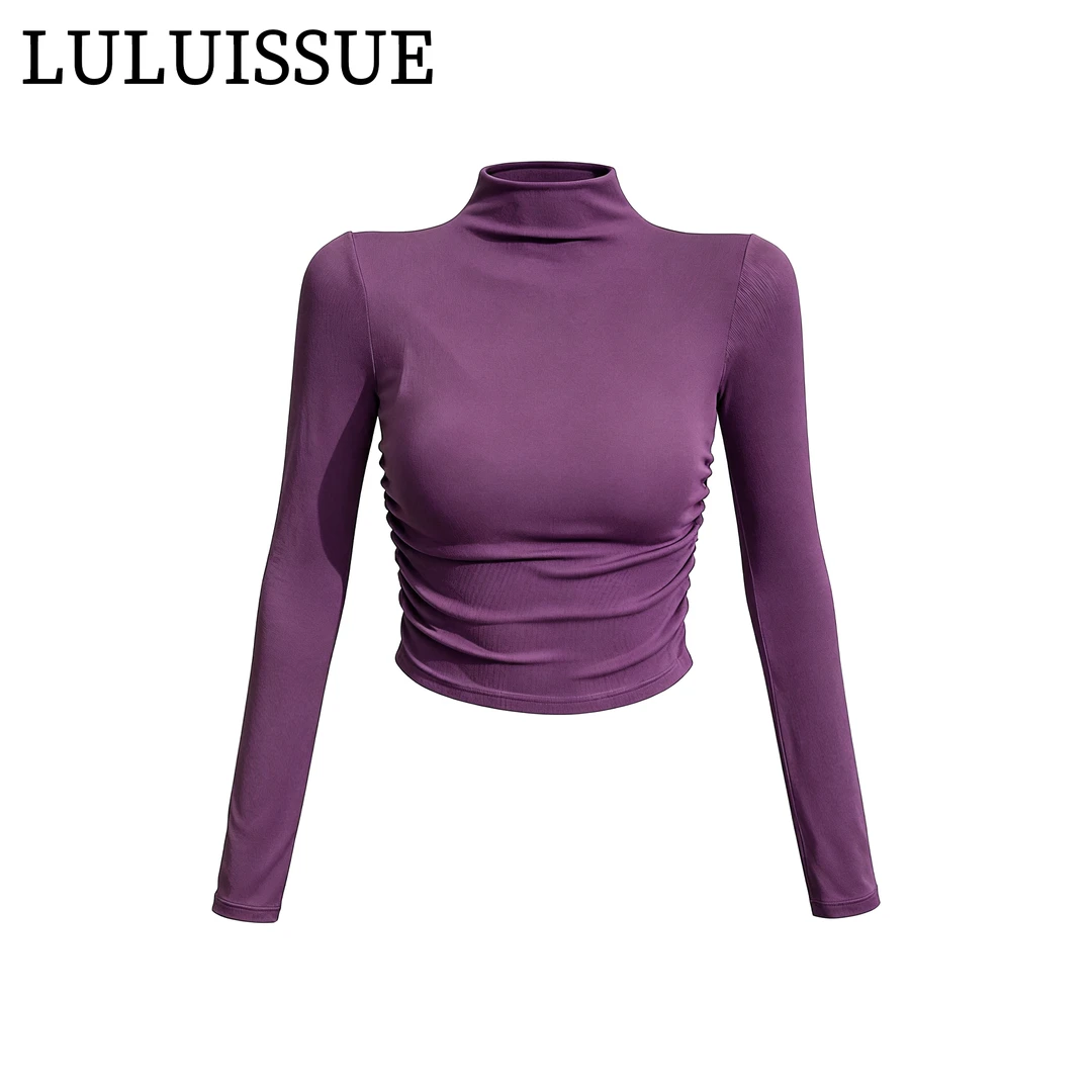 LULUISSUE高级感瑜伽服女修身运动上衣跑步户外训练健身服长袖