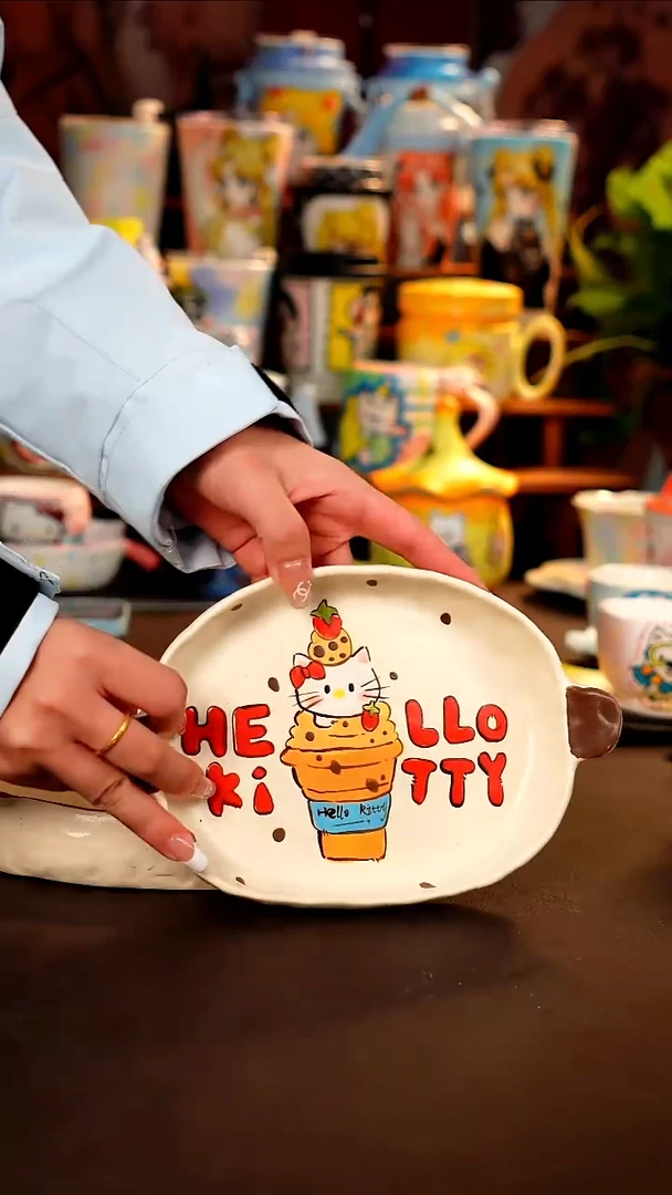 景德镇全手工手绘杯杯