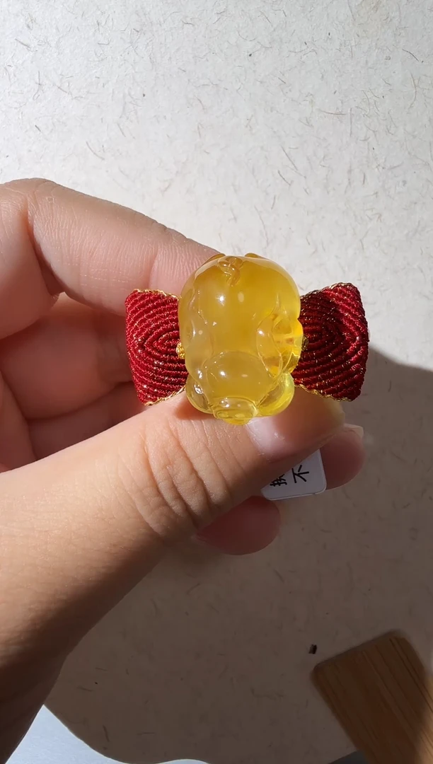 未镶嵌琥珀戒指琥珀戒指