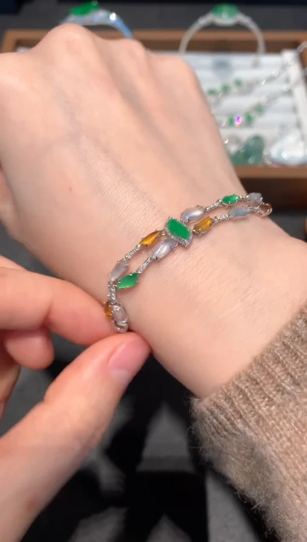 【闪购商品】翡翠手链未镶嵌5500