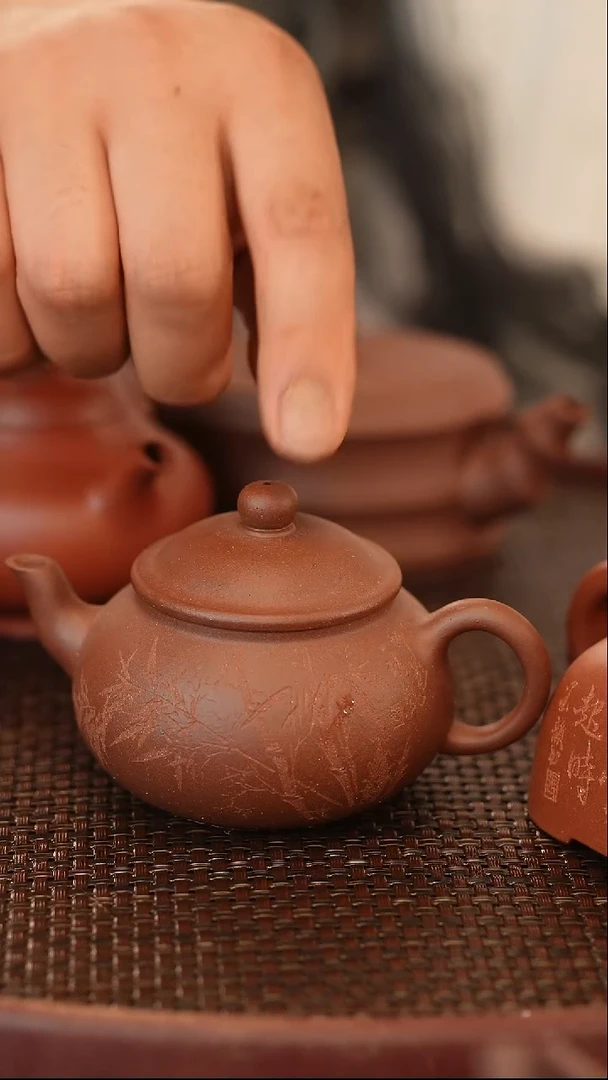 茶壶紫砂原矿手工制作
