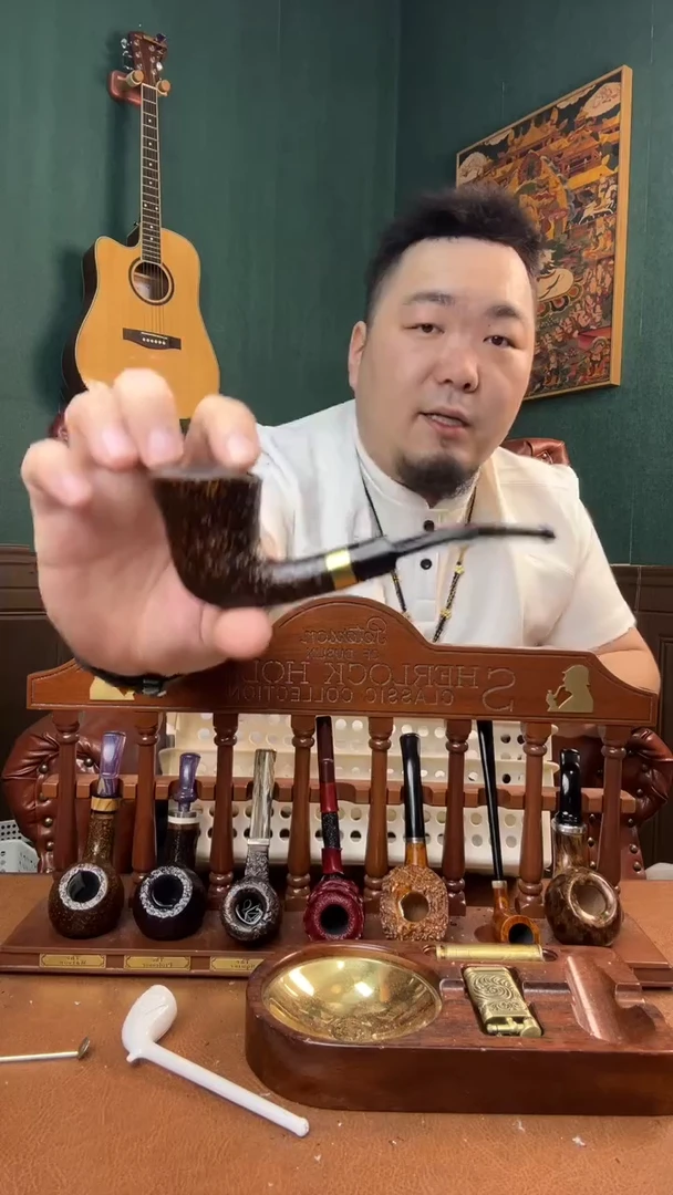 石楠木木雕款意大利进口石楠木烟斗