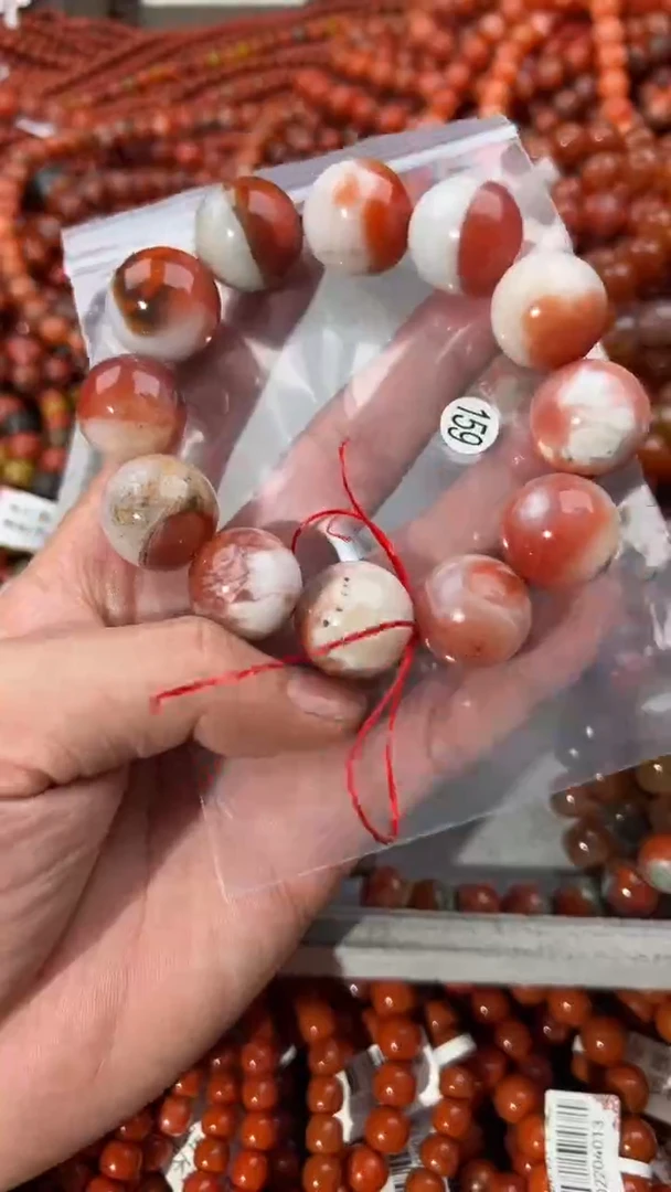 南红玛瑙手串未镶嵌19