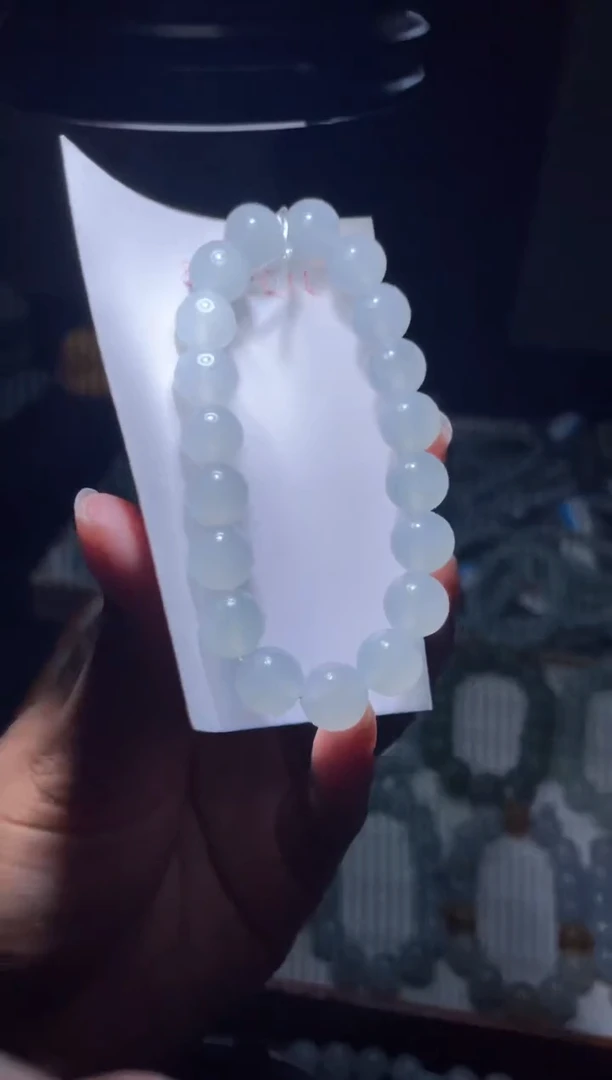 未镶嵌定制翡翠天然缅甸A货翡翠手串46
