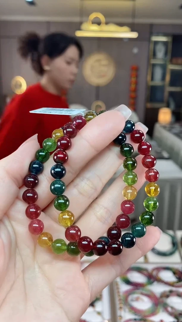 【闪购商品】碧玺单圈手串7mm+未镶嵌（多样性发一条）hon