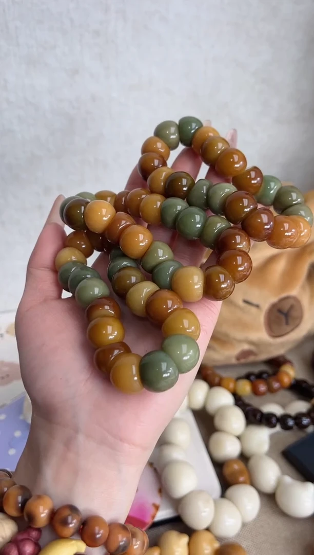 【闪购商品】菩提根/象牙果手串m414玉化多宝大肠15mm