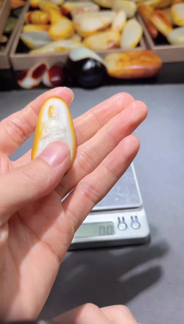 和田玉未镶嵌挂件YL-ZZ-5.28-153多样性发货