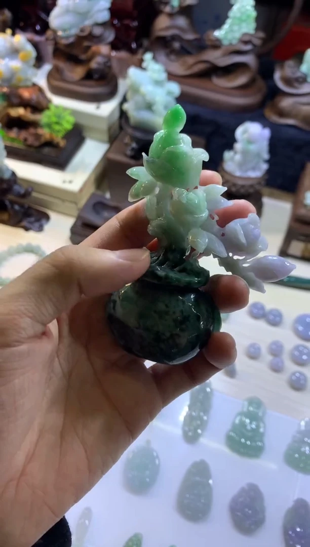 未镶嵌摆件翡翠用****3翡翠摆件