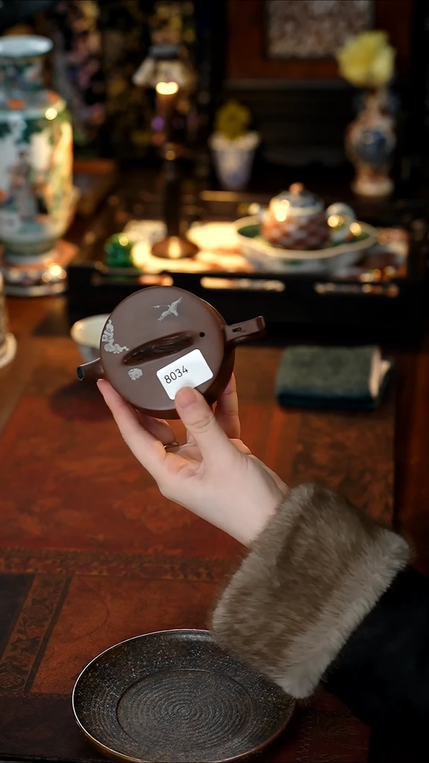 雲梦茶器紫陶茶壶8034