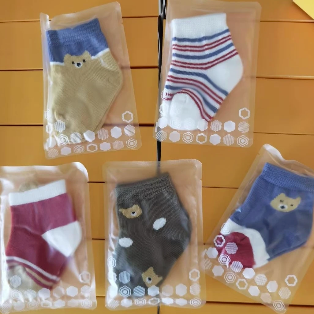 婴童0-1岁盒装5双夏季棉纯袜棉袜四季童袜儿童袜子