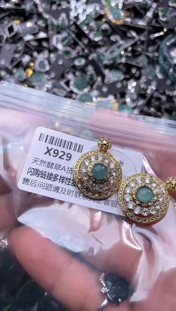 【闪购商品】翡翠颈饰未镶嵌X929多样性发其一