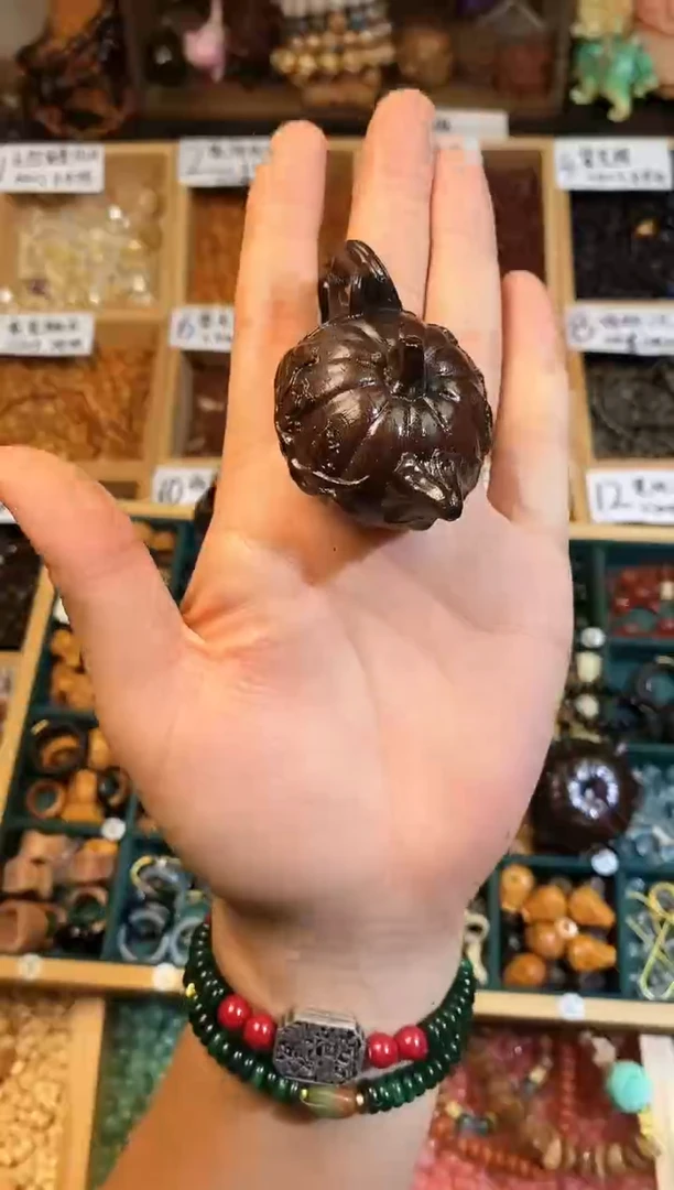 非洲檀香把件把把壶发1南瓜