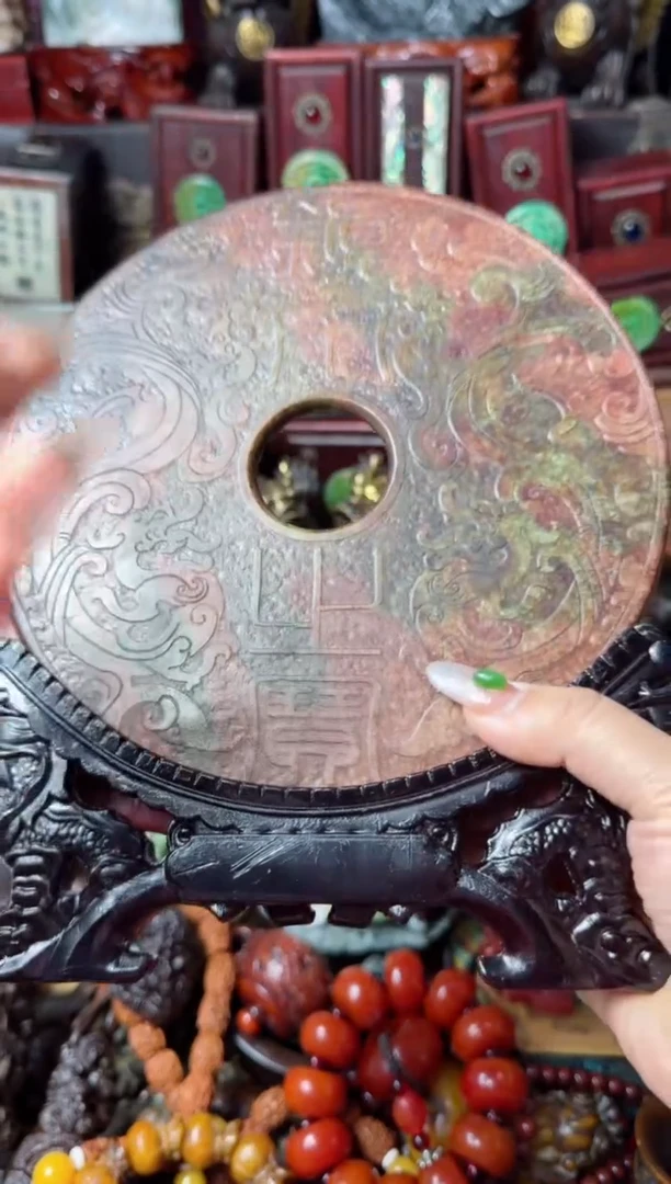 【闪购商品】和田玉（糖玉）摆件未镶嵌和氏璧镇寨