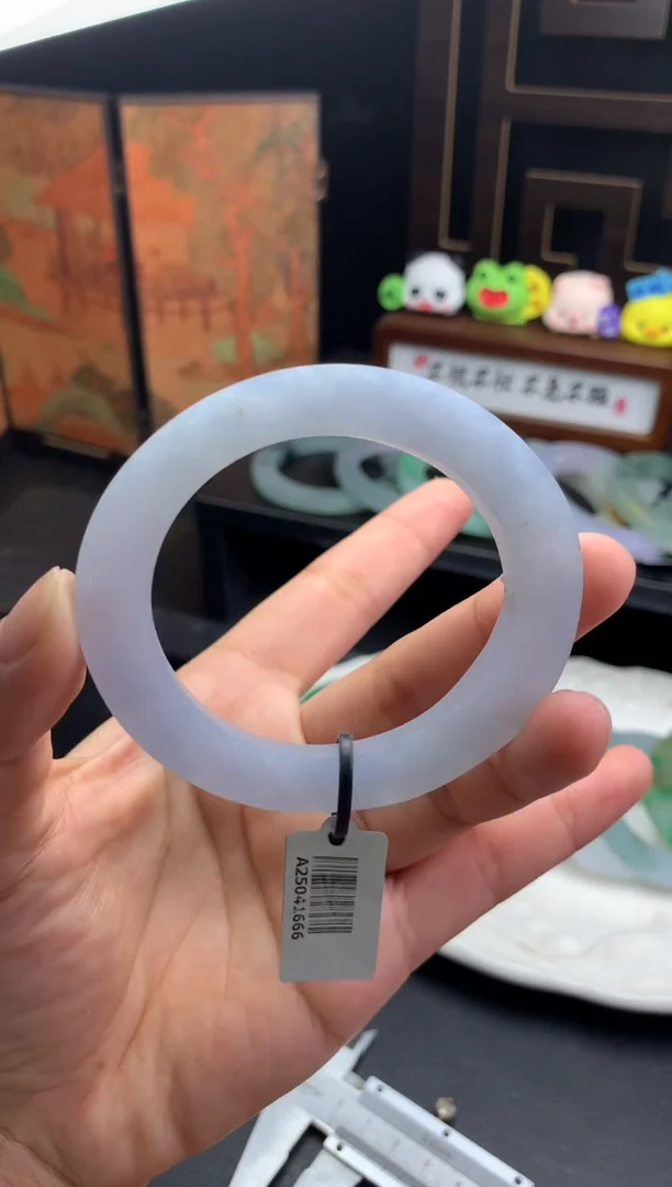 未镶嵌手镯定制定制翡翠胶胶润润美美镯51-57贵妃-30号