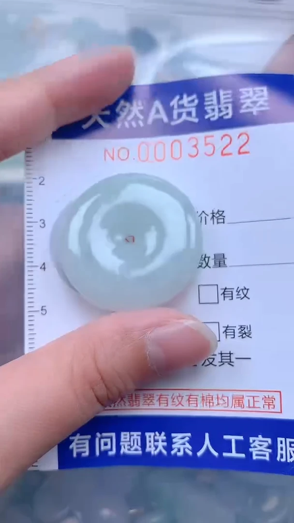 翡翠未镶嵌吊坠(不含链)1