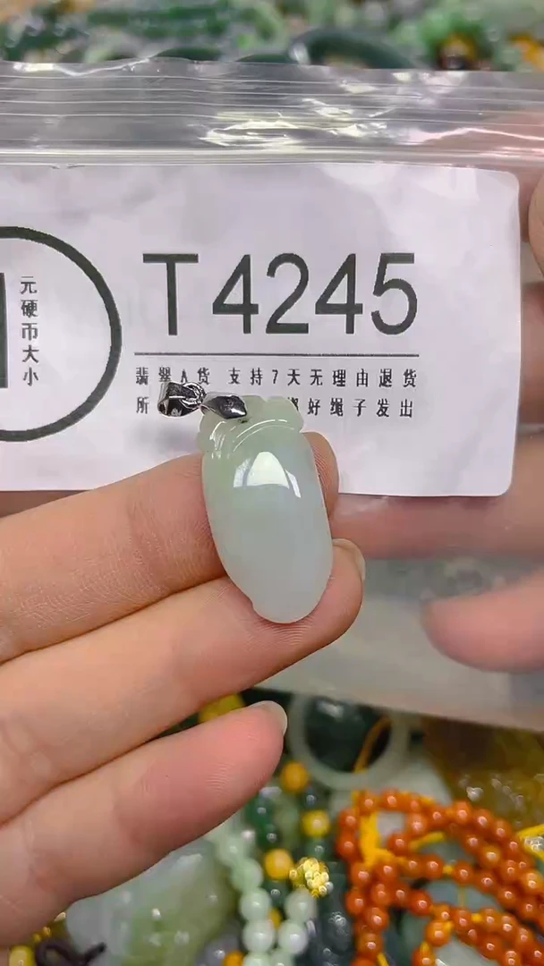 颈饰未镶嵌翡翠/ T /翡翠A货，一件也是批发价