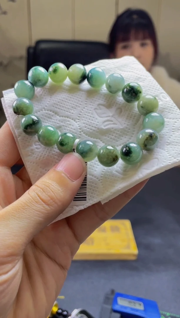 未镶嵌定制翡翠珠串 拍一发一