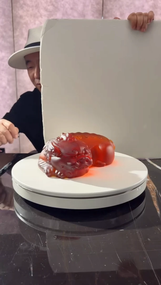 摆件璨石美学蜜蜡卧福貔貅