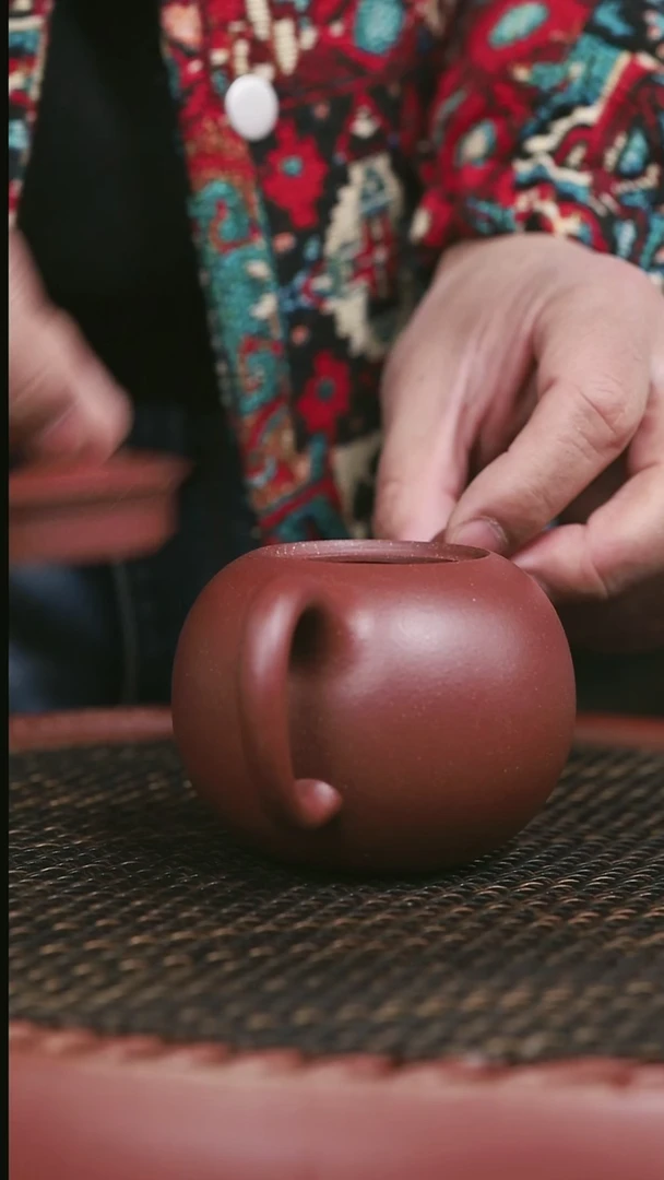 【闪购商品】紫砂羊角山紫泥一粒珠220CC