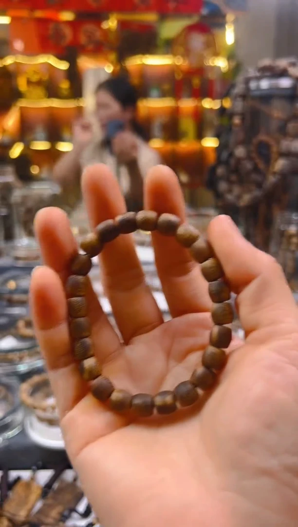 手串沉香棋楠鼓珠单圈