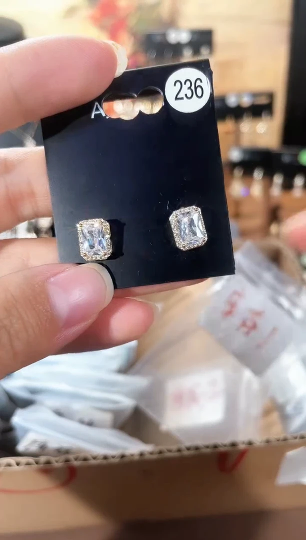 合金925银锆石豆236