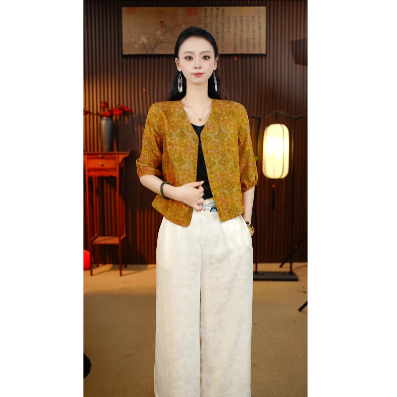 【金曦】小雪高定新中式国风外套