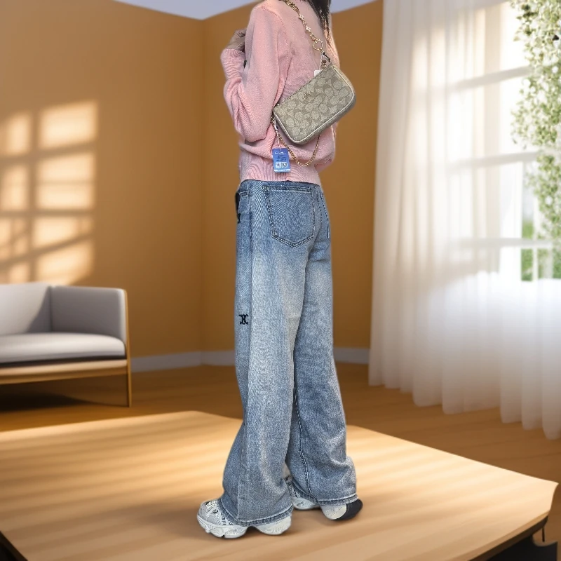 香草白 老花麻将女式手提包/底长19/b2110