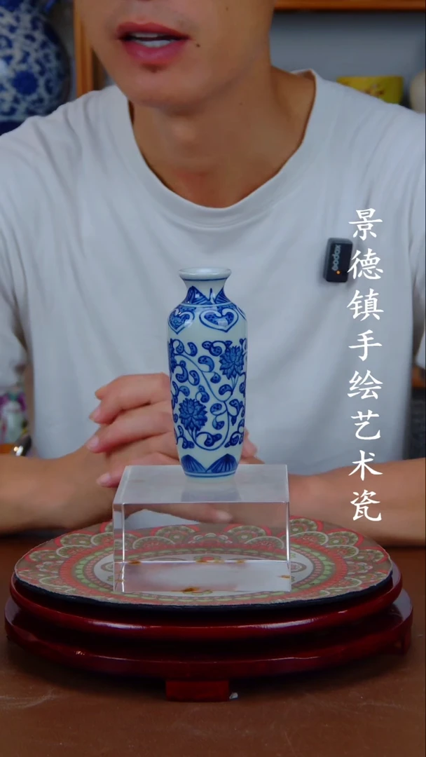 摆件景德镇手工手绘陶瓷摆件7