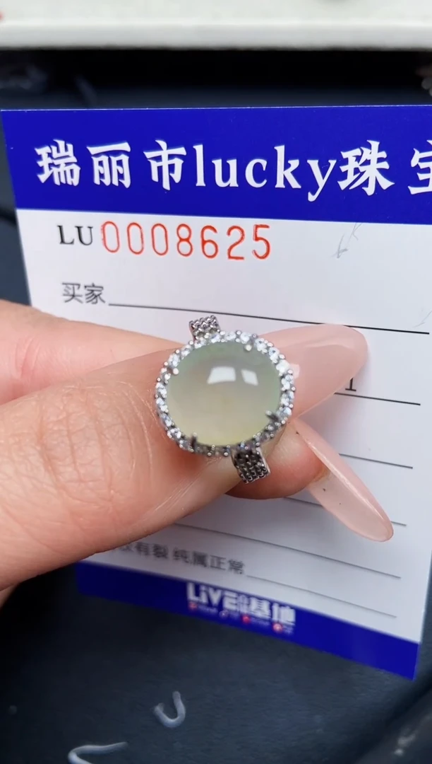 【闪购商品】翡翠颈饰银S925镶嵌8625