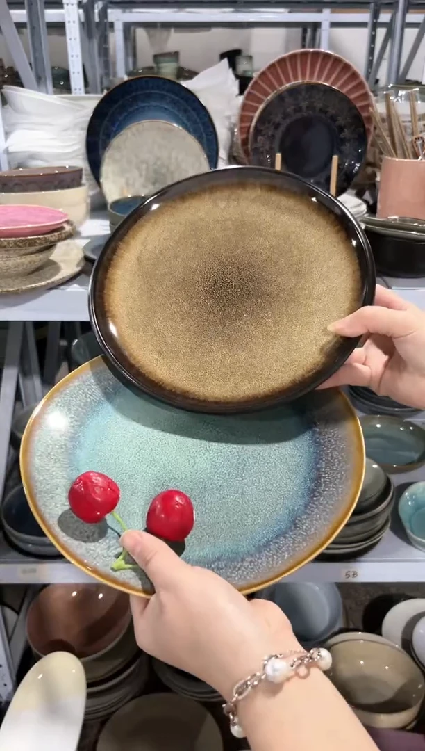 【闪购商品】瓷片外贸尾货瑕疵满20包邮X2 中盘组合