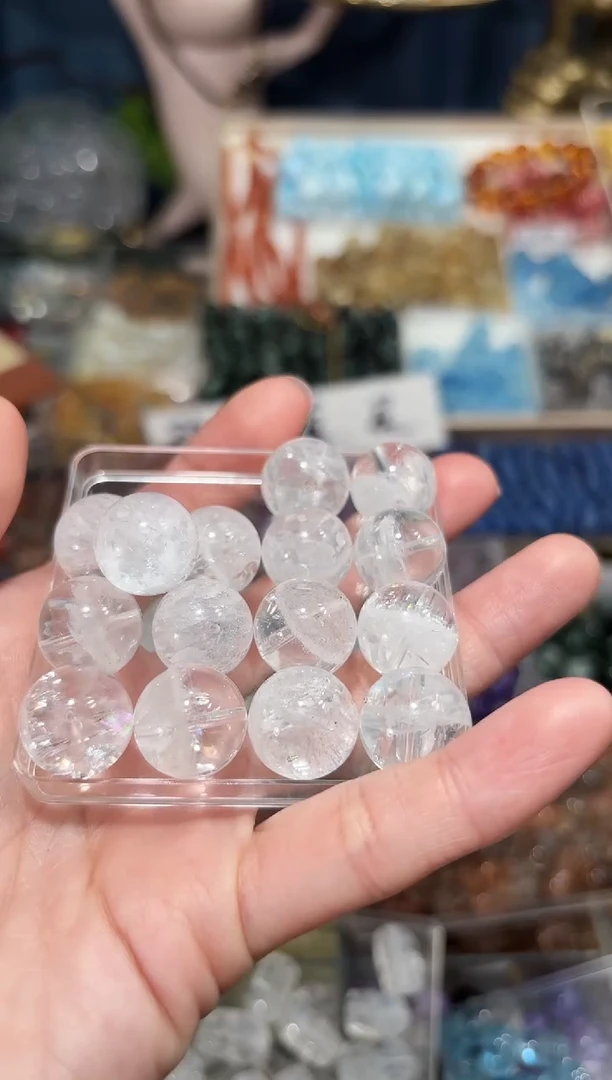 【闪购商品】水晶手串未镶嵌白幽灵单珠一颗约卡14+