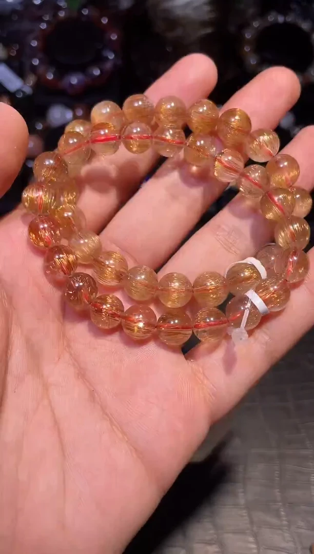 水晶手链未镶嵌发晶单圈A9（多样性发其一）