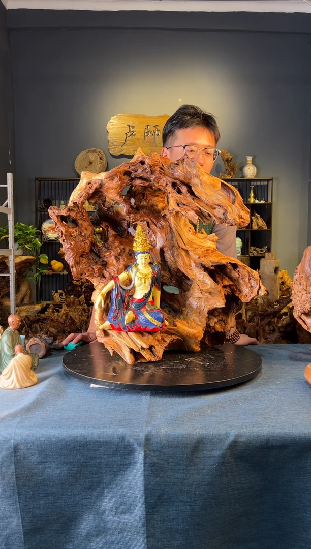 木卢师傅根艺作品（不包含人物摆件）