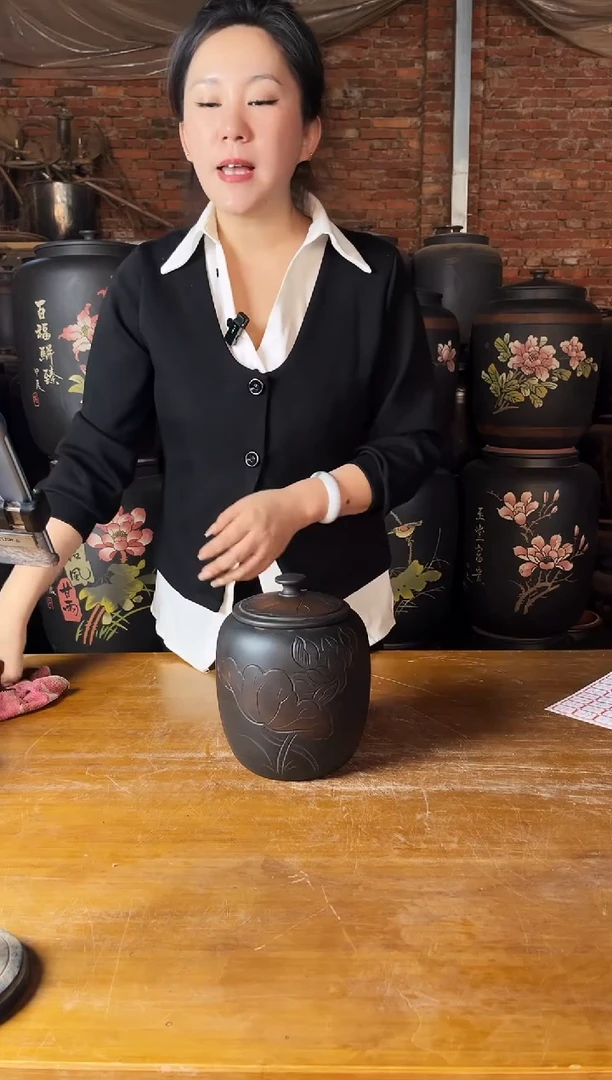 【闪购商品】壶完品 茶叶罐 冬瓜荷花   2号