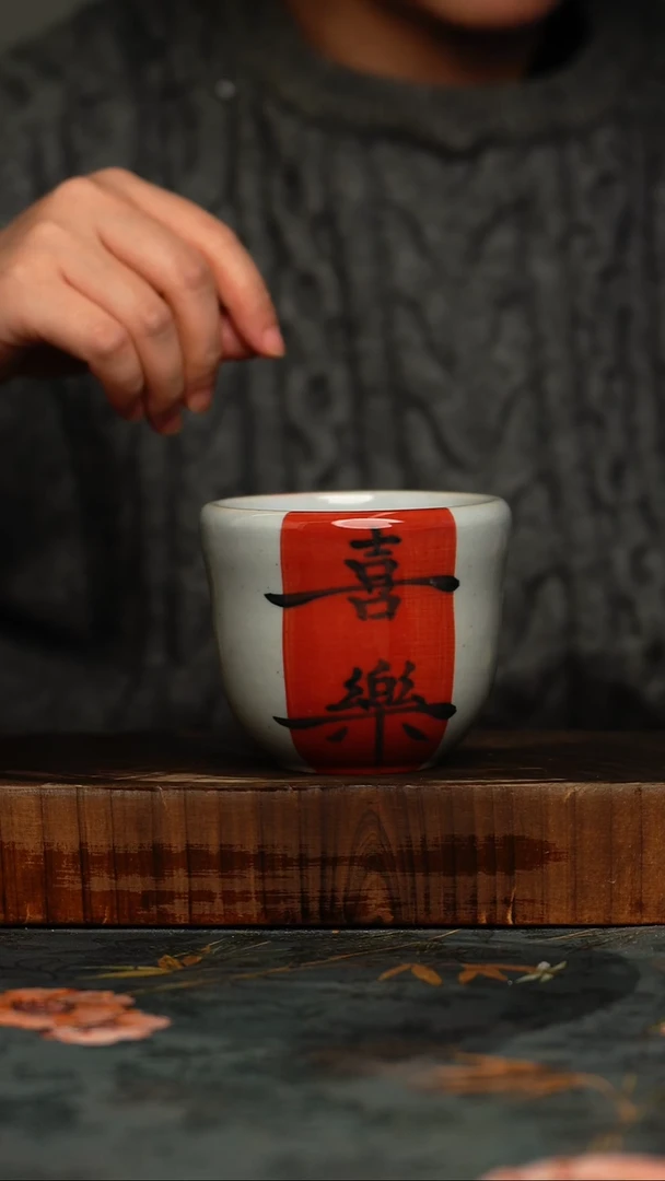 瓷片釉下彩手工手绘同款陶器