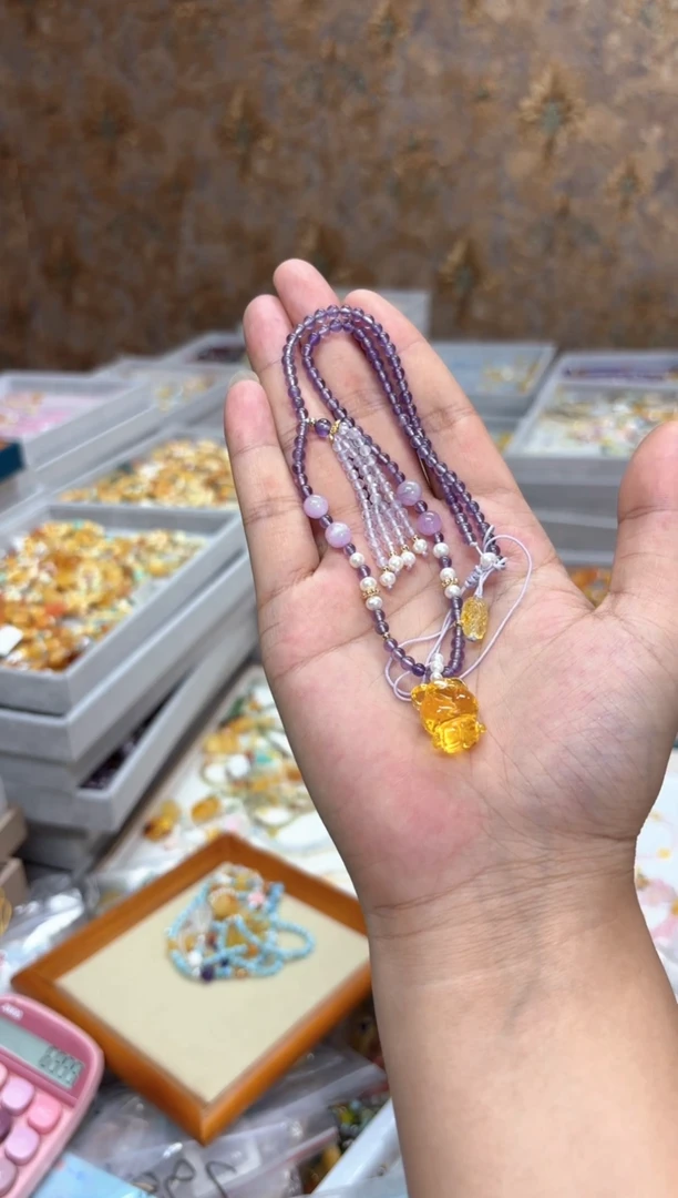 琥珀项链未镶嵌【多样性发一】