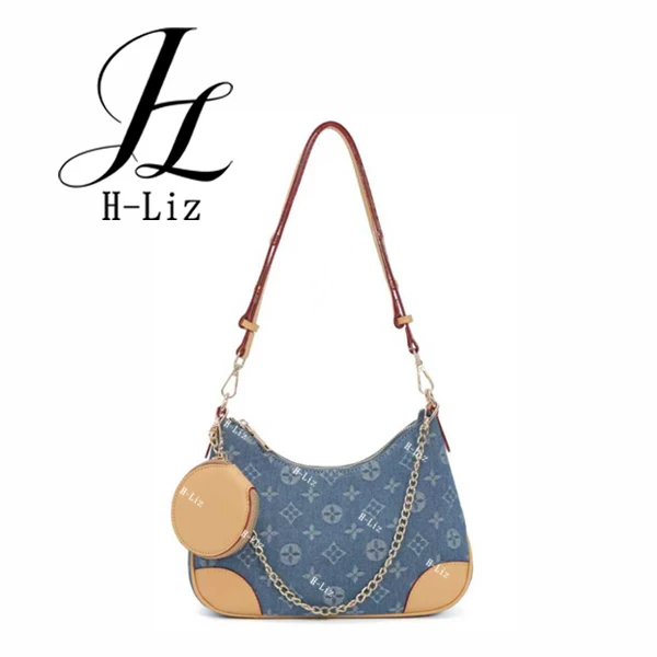 H-Liz MM1012 新款时尚气质女士单肩手提斜挎包百搭