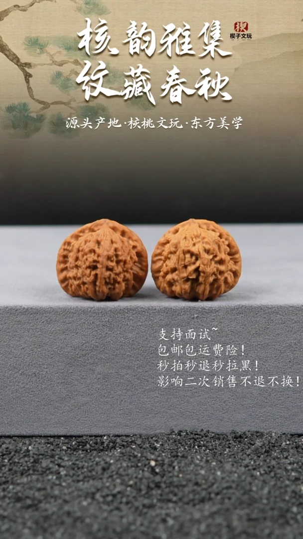 把件文玩核桃fufu白狮子边肚高35 32 30