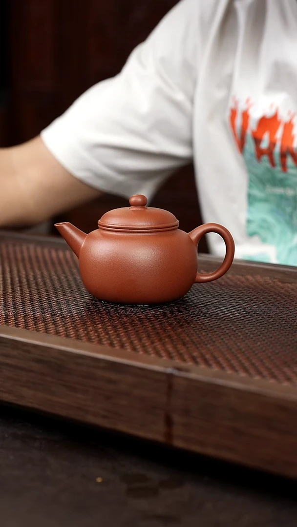 茶壶紫砂朱泥匏尊水平
