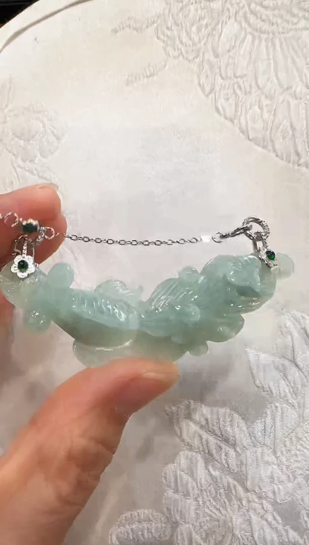 颈饰未镶嵌翡翠国风