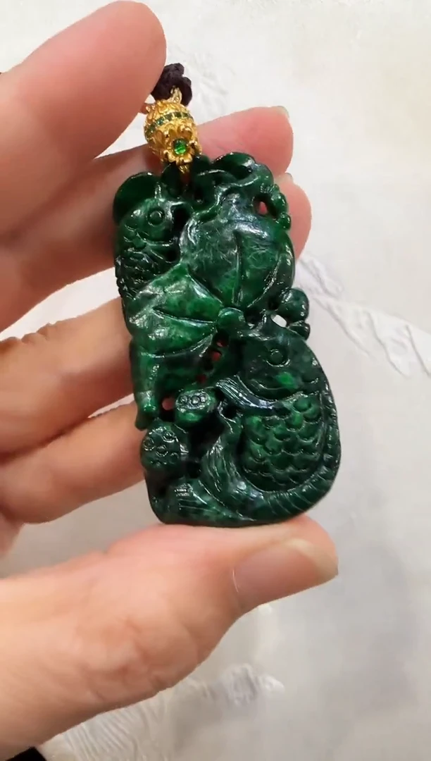 颈饰未镶嵌翡翠国风