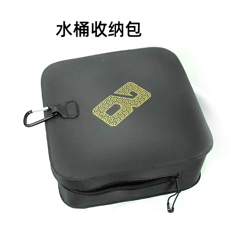 捌佰度800度打水桶钓鱼折叠活鱼桶一体成型矶钓户外野钓路亚加厚