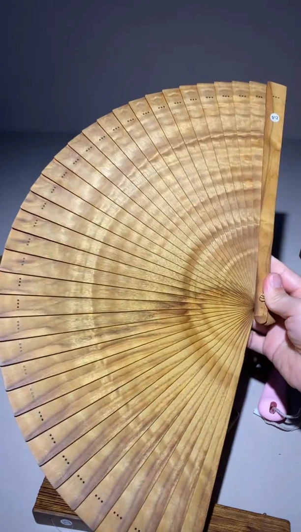 金丝楠26cm金丝楠木小叶桢楠扇912