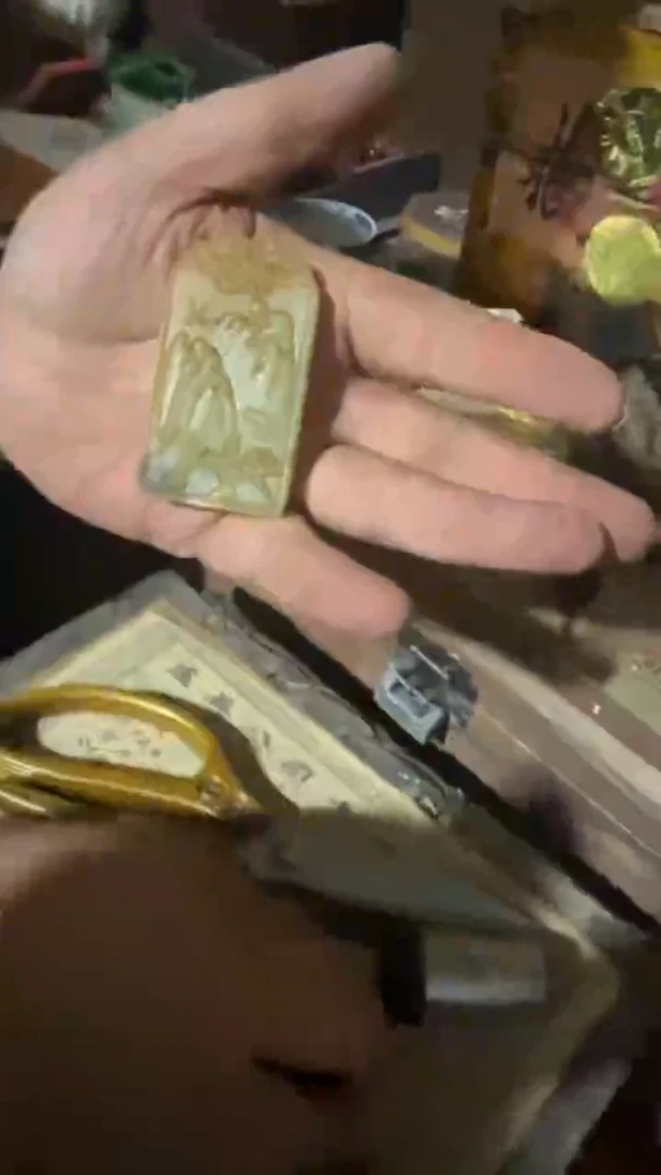 木闪电购链接精品摆件山水牌