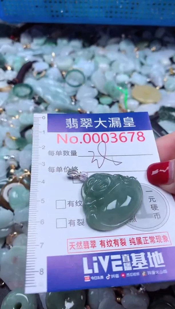 颈饰未镶嵌翡翠3678
