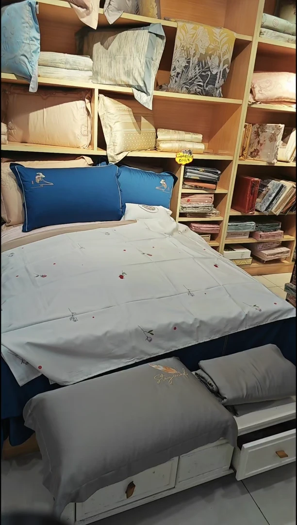 银鼠毛一百支长绒棉床单2.4*2.5